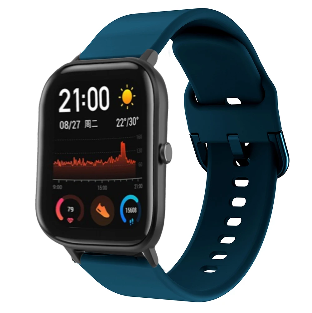 Silicone Band with Soft TPU Full Coverage Protective Case and Strap Replacement