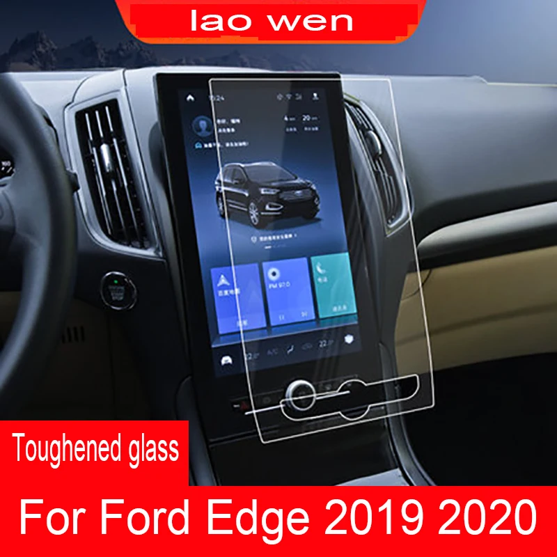 

Для Ford Edge 2019 2020 Автомобильная GPS-навигационная пленка ЖК-экран аксессуары для защиты от царапин 12,8 дюйма