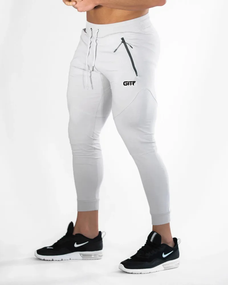 ZFIT Casual splice gym runninr pants men tight-fitting Zipper pocket sport men pants training football sweatpants men trousers