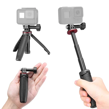 

Ulanzi MT-09 Mini Extend Desktop Tripod & Selfie Stick 2-in-1 Portable Photography for DJI Osmo Action Camera GoPro Hero 8/7/6/5