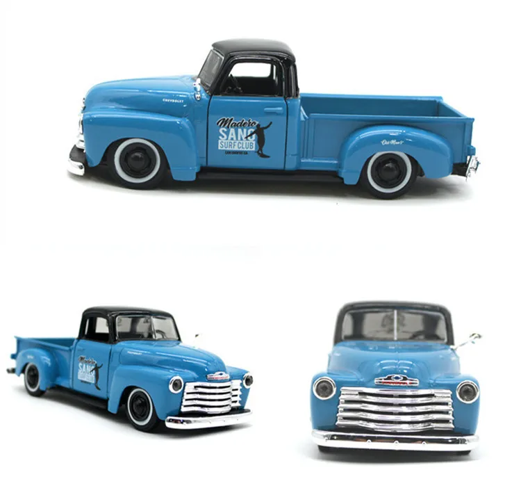 Изысканная коллекция 1:25 1950 Chevrolet pickup модель сплава, высокая имитация литья передового подарочного украшения