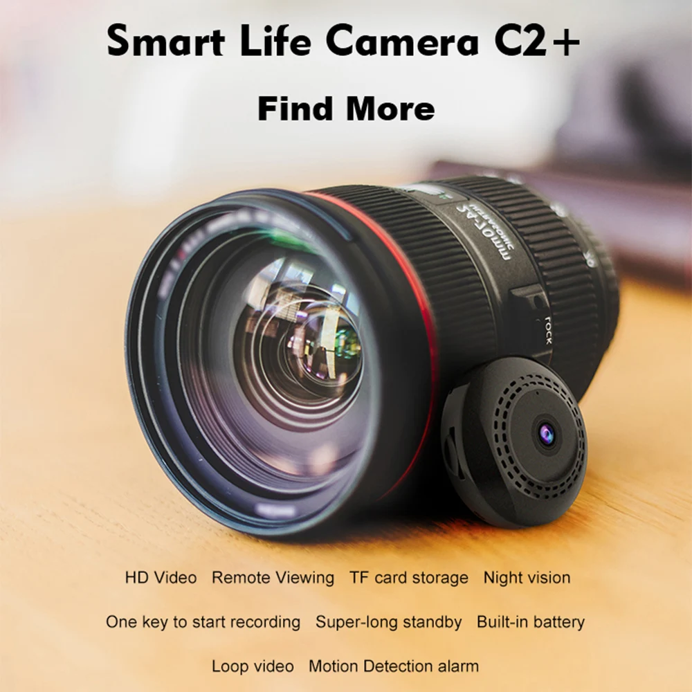 C2+ HD 1080P WiFi мини-камера с 4K Ночной версии микро-камера DVR пульт дистанционного управления датчик движения камера Поддержка карты