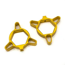 Universal CNC Aluminum Suspension Fork Preload Adjusters, 14 - 22mm (22mm Gold)