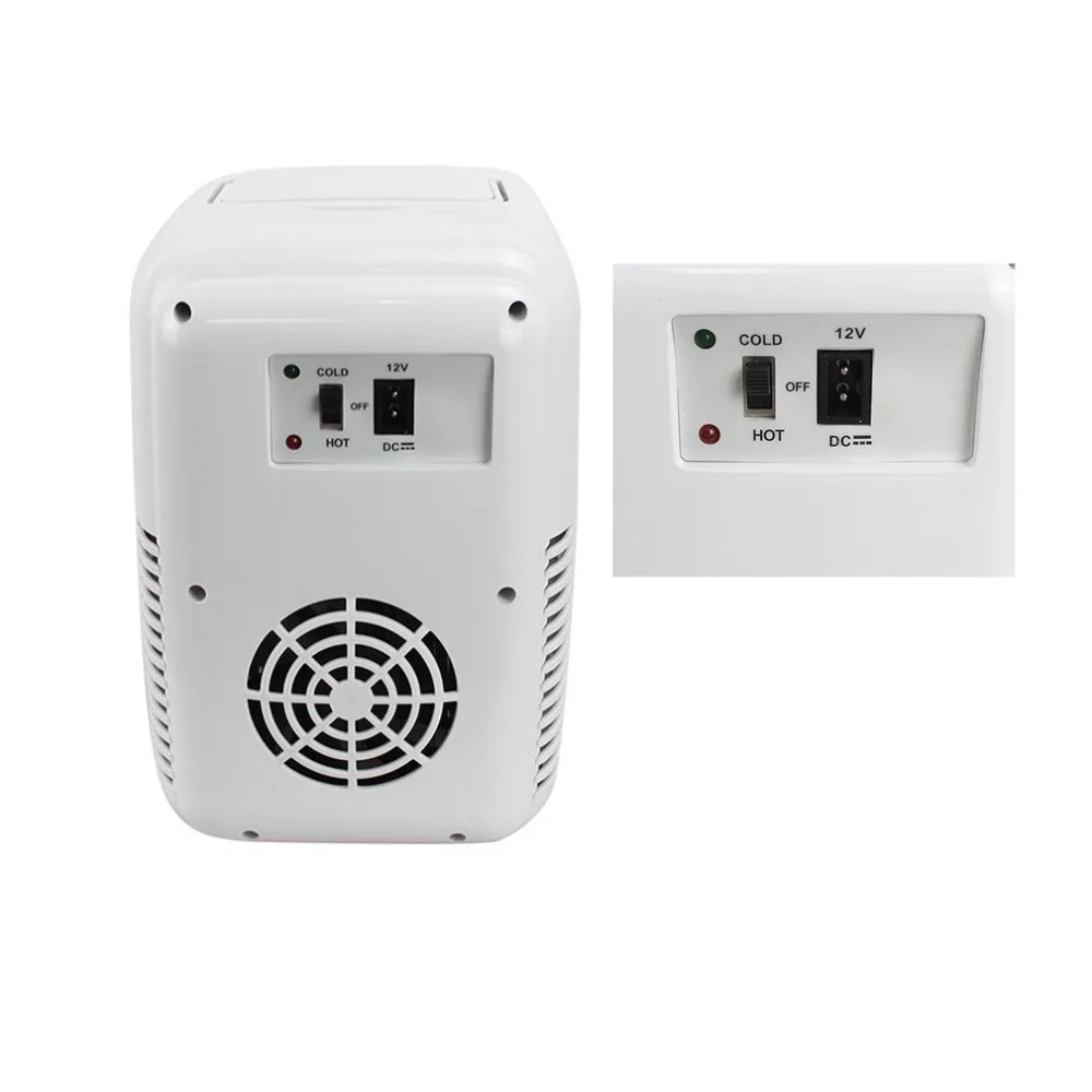 Compact Size 4L Car Refrigerators Ultra Quiet Low Noise Car Mini Refrigerators Freezer Cooling Heating Box Fridge