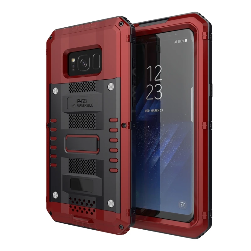 S8 сверхмощный противоударный чехол для samsung Galaxy s8 plus s8plus водонепроницаемый силиконовый чехол для samsung s8plus s8+ Galaxy s8plus s8