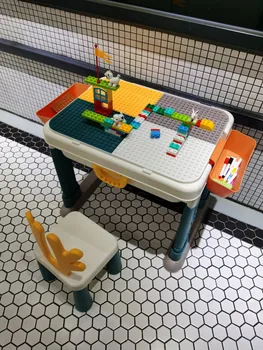 

Multifunctional children's learning table painting storage luggage