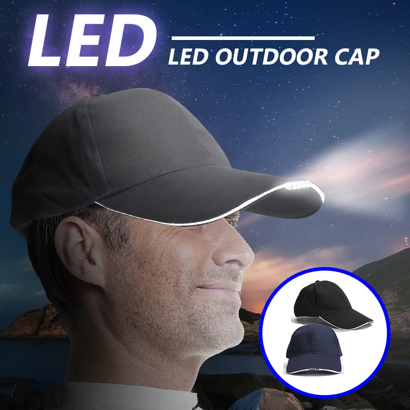 Regolabile 5 LED Del Faro di Cap Alimentato A Batteria Cappello Con LED Luce  Testa Della Torcia Elettrica Per La Pesca Da Jogging Berretto Da  Baseball|Headlamps| - AliExpress