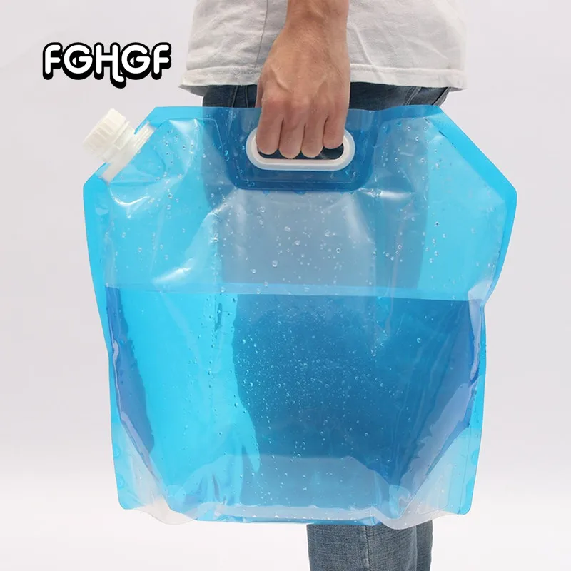 

Outdoor 10L Folding Camping Emergency Survival Water Storage Carrier Bag Supply Emergency Kit Safety