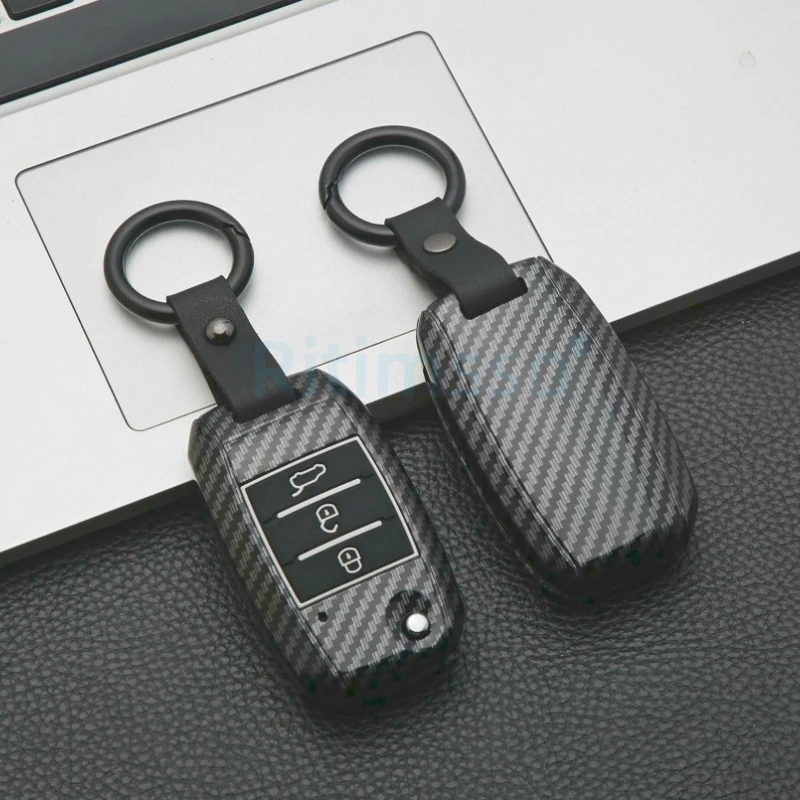 Carbbon ABS Car Key Cover Case for KIA Sportage Ceed Rio Cerato Soul for KIA Rio X Line Sportage Cerato Ceed Key Holder key case cover key case car key shell