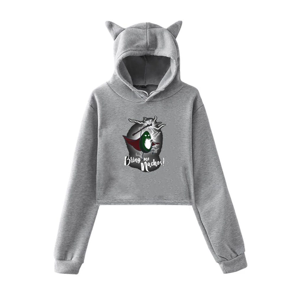 Толстовки с героями мультфильмов авокадо; Новинка осени; Kawaii; пуловеры с капюшоном для женщин; модная уличная одежда для девочек-подростков; толстовки
