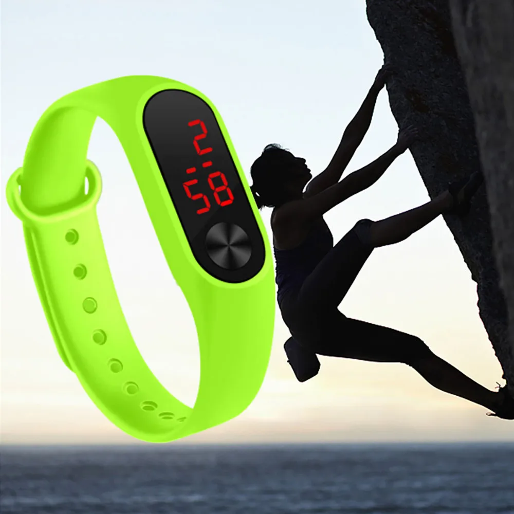 Простые часы для мужских и женских часов с кольцом для рук светодиодные спортивные модные электронные наручные часы Reloj deportivo para mujer подарки дропшиппинг 1