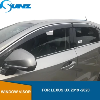 

Side Window Deflectors Rain Guards For Lexus UX 2019 2020 Sun Rain Deflector Window Visor Weather Shield SUNZ