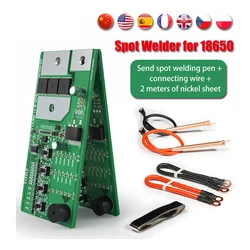 Mini Kit de soudure par points automatique 12V, Machine à souder, Tube MOS, feuille de Nickel, outil de soudage pour Batteries 18650 26650 38650 