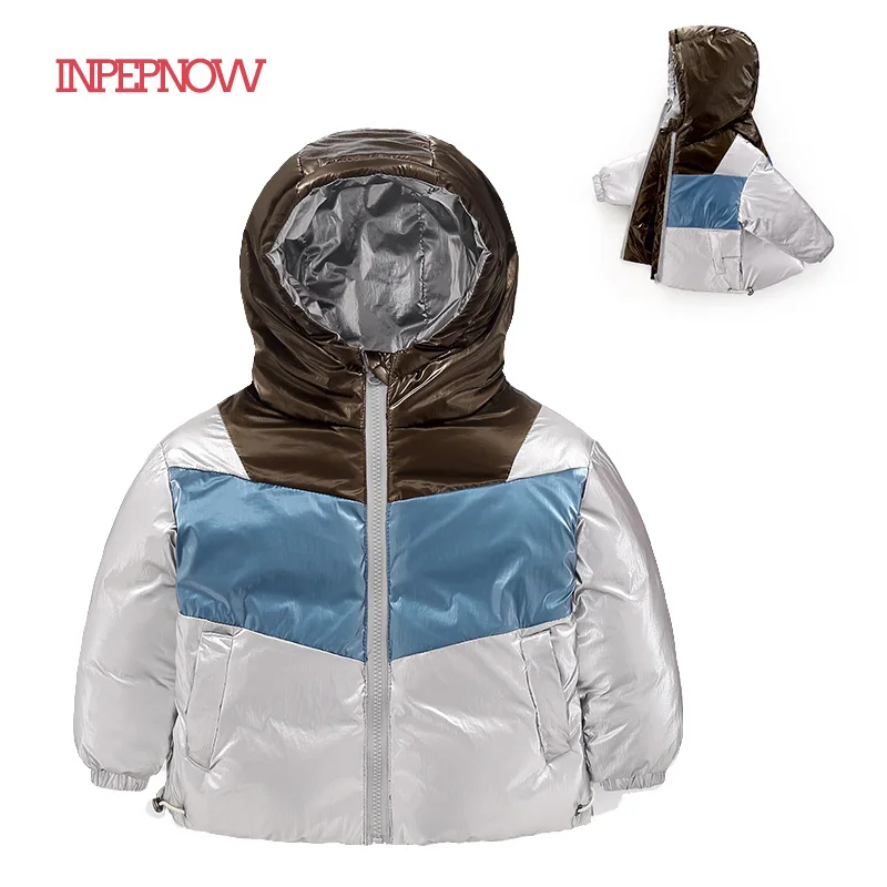 INPEPNOW Girl Winter down Jacket Children's Thicken Jacket Kids Clothes Winter Jacket Girl Park Lively Boys Winter Coat