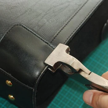 

1pc Flat Nose Pliers Handmade Leather Edge Adjustment Crimping Pliers Leather Bag Cloth Pliers DIY Hand Tool Fixing Pliers