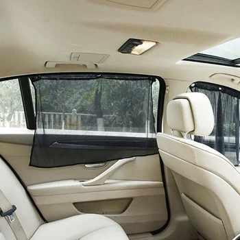 

4pcs Magnetic Car Sunshade UV Protector Side Window Curtain Sun Shade Universal Any Vehicle, All Vehicles