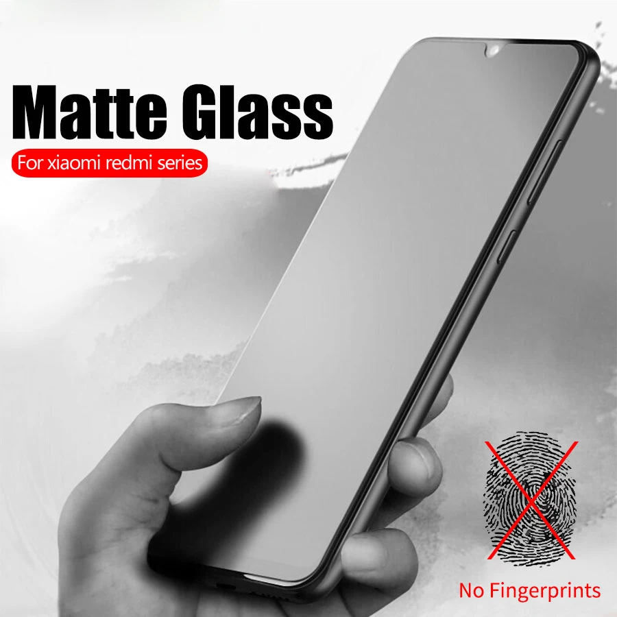 Защитное стекло для xiaomi Redmi note 9 pro матовое закаленное redmi s not 8 8T redmy 8a 7a 7|Защитные