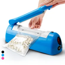 Портативная упаковочная машина автоматическая электрическая пищевая вакуумная Тепловая ручная упаковочная вакуумная пищевая упаковочная машина бытовая