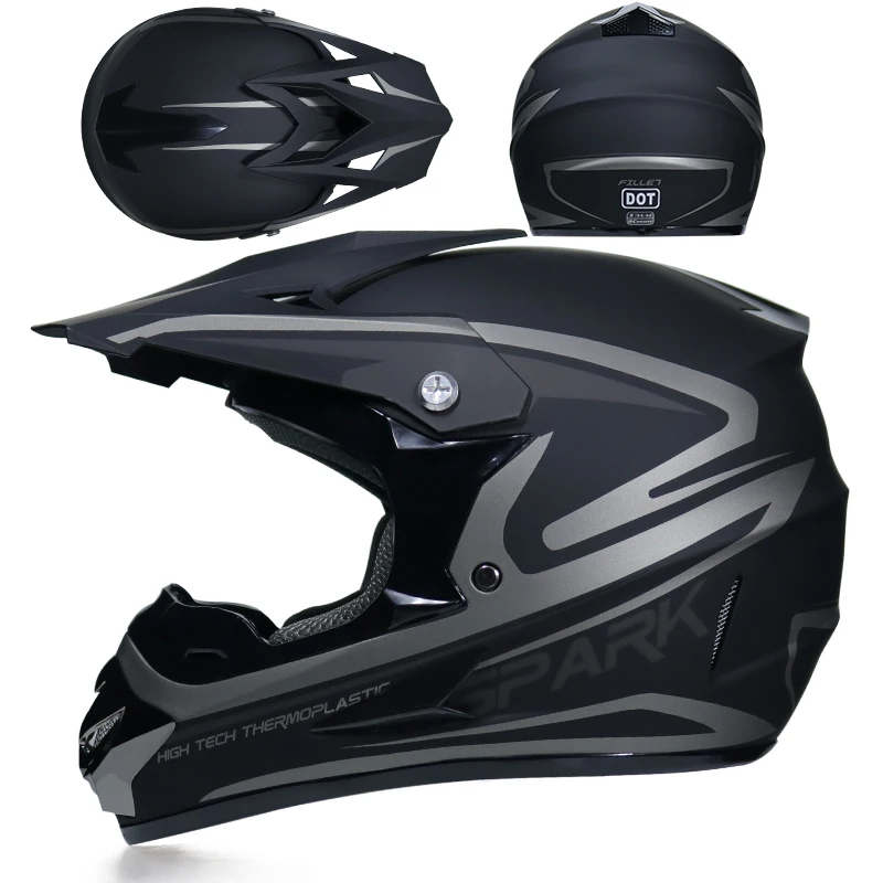 Профессиональный Гоночный Кроссовый шлем Hors Route Casque Moto Capacete Moto Casco внедорожный мультяшный детский мотоциклетный шлем в горошек - Цвет: 1