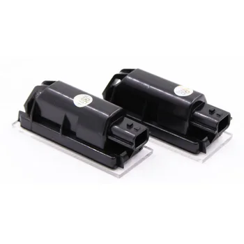 

2pcs License Plate Light Lamp For Smart Fortwo 453 Coupe C453 Cabriolet A453 White 126LM 12-30V 3528 Auto Durable