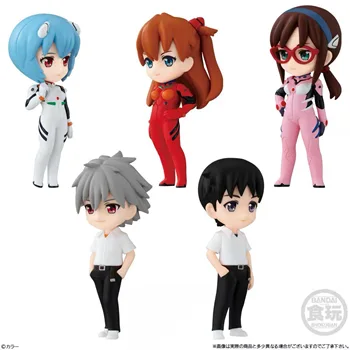 

In Stock Origianl Bandai EVA Figure Ikari Shinji Ayanami Rei Kaworu Nagisa PVC model Figure Toys Figurals Dolls