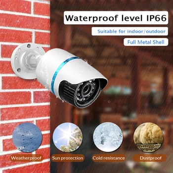 

ONVIF Outdoor Waterproof CCTV Camera P2P Video Surveillance Home for POE NVR 5MP/2MP/3MP Security IP Camera POE H.265 Audio