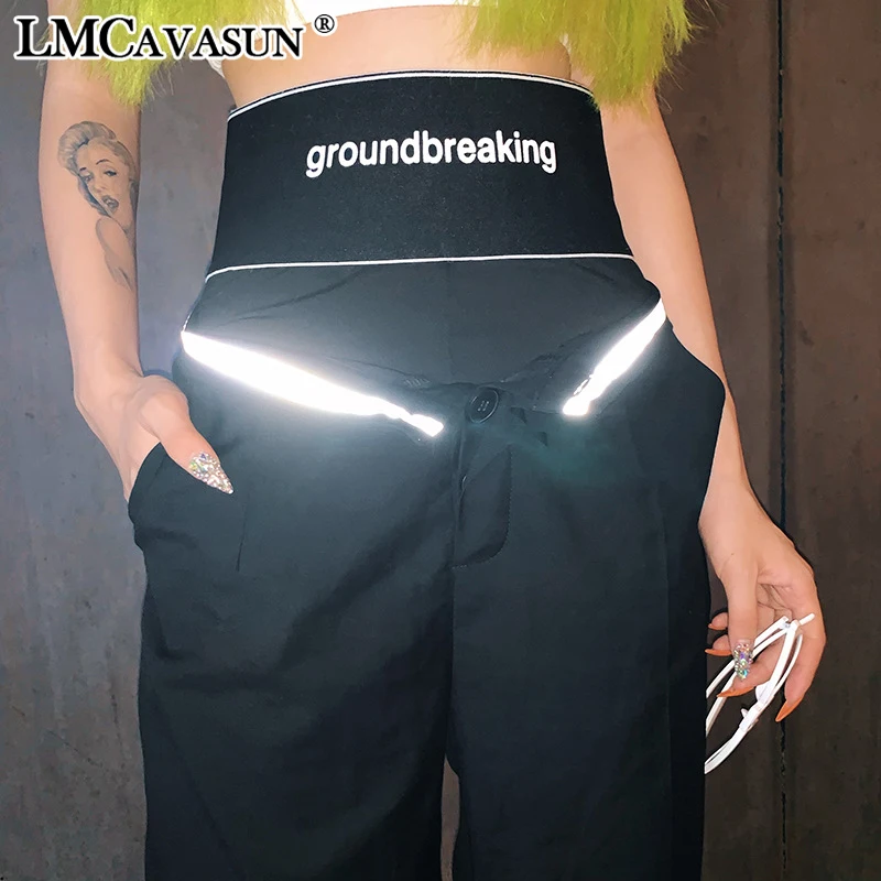 LMCAVASUN женские брюки pantalones mujer pantalon femme spodnie damskie joggers женские брюки