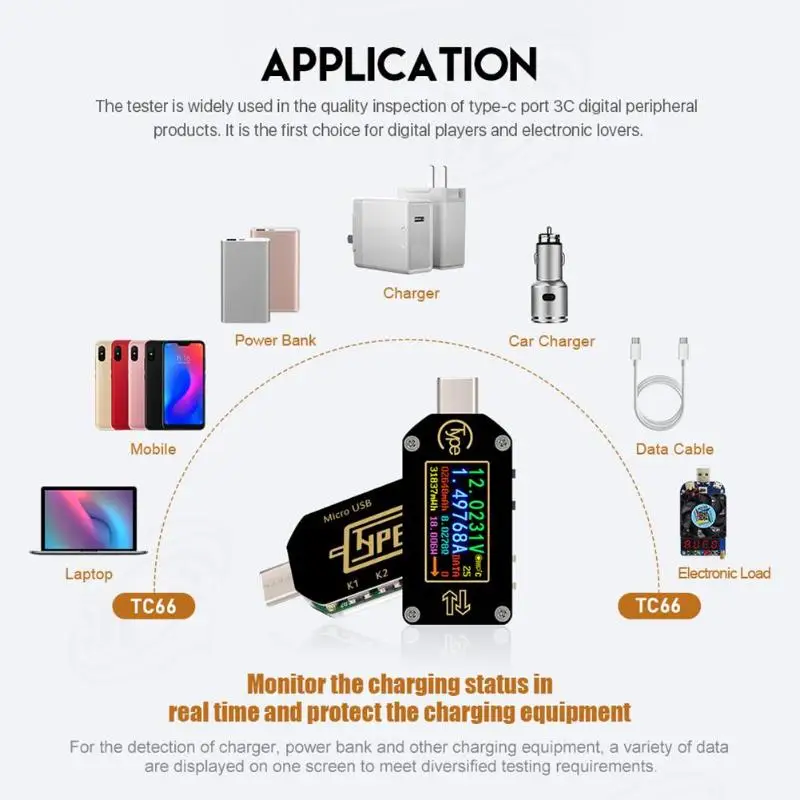 Тип-c PD триггер USB-C Вольтметр Амперметр Напряжение измеритель тока мультиметр PD зарядное устройство батарея USB тестер и инструменты USB Тестер