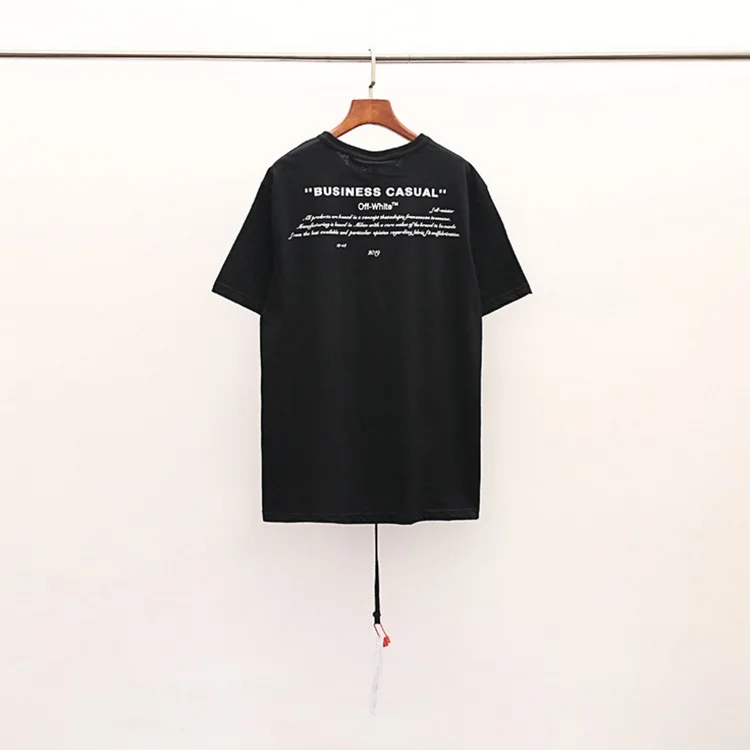OFF-WHITE Bernie портретная печать уличная хип хоп Мужская парная футболка с короткими рукавами Европейский код