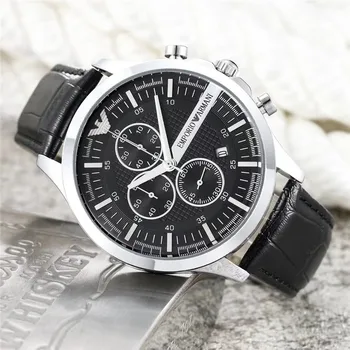 

Armani- Luxury Brand women quartz Watches men Watch Stainless Steel Strap wristwatch Top classic watch gift 848 orders