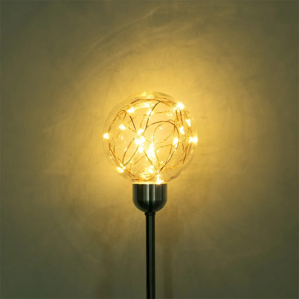 Yellow Outdoor Led Solar Power Ball Light Garden Path Yard Light Outdoor Led Lawn Light Warm White Courtyard Lawn Road Ground Light - Испускаемый цвет: Yellow