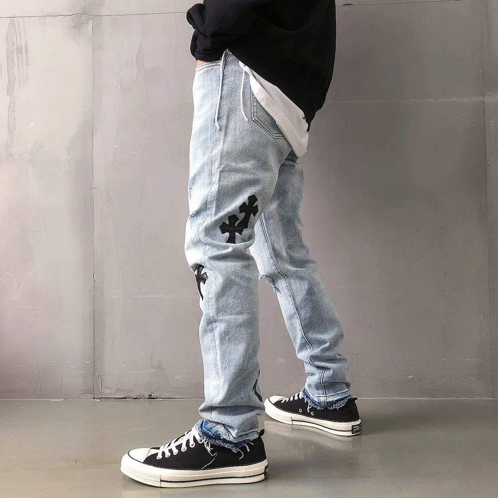 2022Men Jeans Streetwear Fashion 