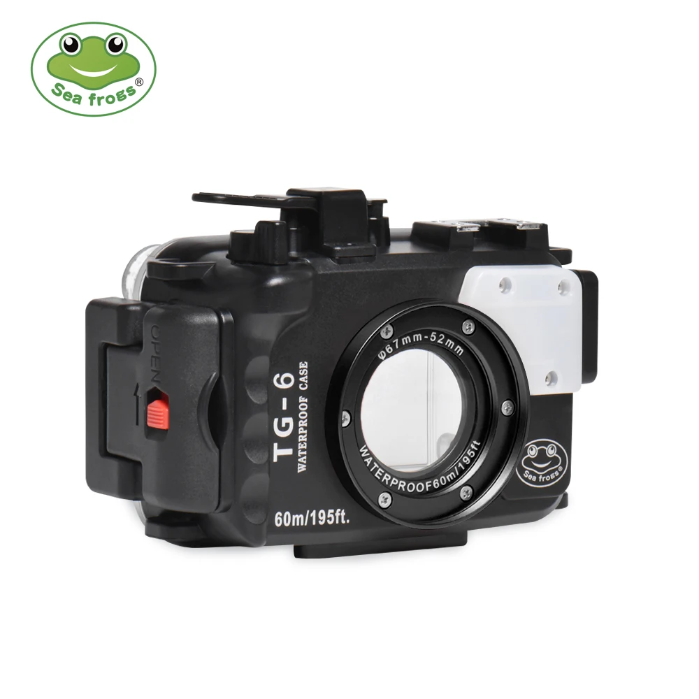 For Olympus TG-6 TG6 Waterproof Camera Case 60M/195ft Newest Underwater Camera Protective Cover Diving Housing 1pc
