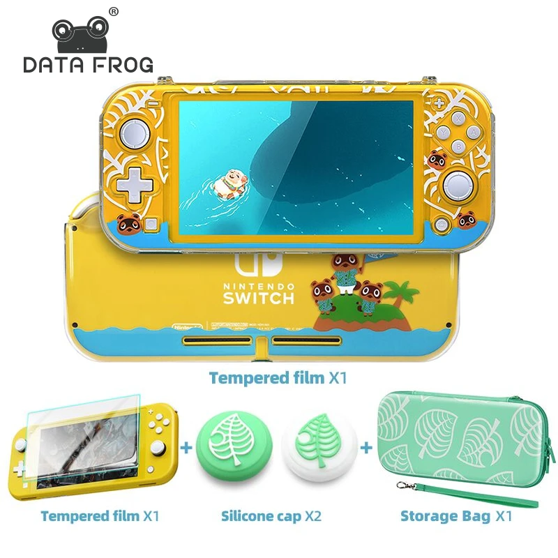 Data Frog Transparent Hard Cover For Nintendo Switch Lite Console Animal Protection Case For Switch Lite Console Accessories Cases Aliexpress