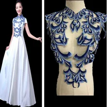 Bao синий хвост Феникса облака виниловые наклейки декоративная нашивка с вышивкой для одежды декоративные аксессуары ручной Diy набор