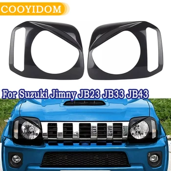 

For Suzuki Jimny JB23 JB33 JB43 Car Front Headlight Cover Guards Protective Trim Bezels Head Lamp Covers Trim Car-styling