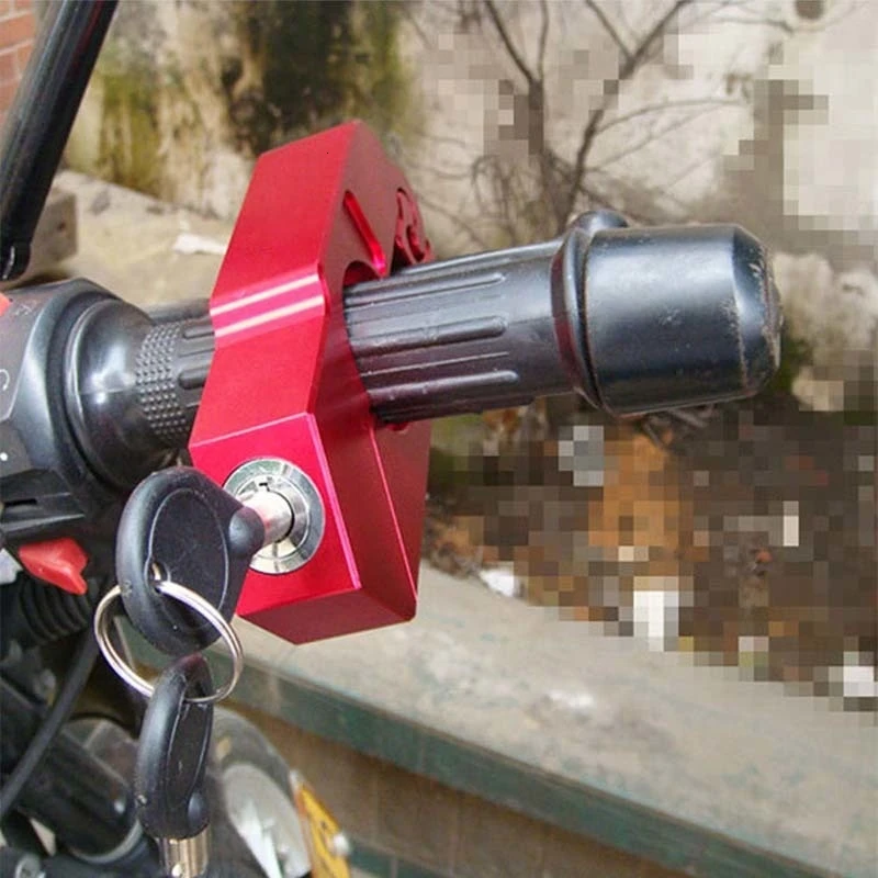 Универсальный Противоугонный замок для шоссейного велосипеда MTB, руль для мотоцикла, прочный замок из алюминиевого сплава, защита для безопасности, запчасти для велосипеда