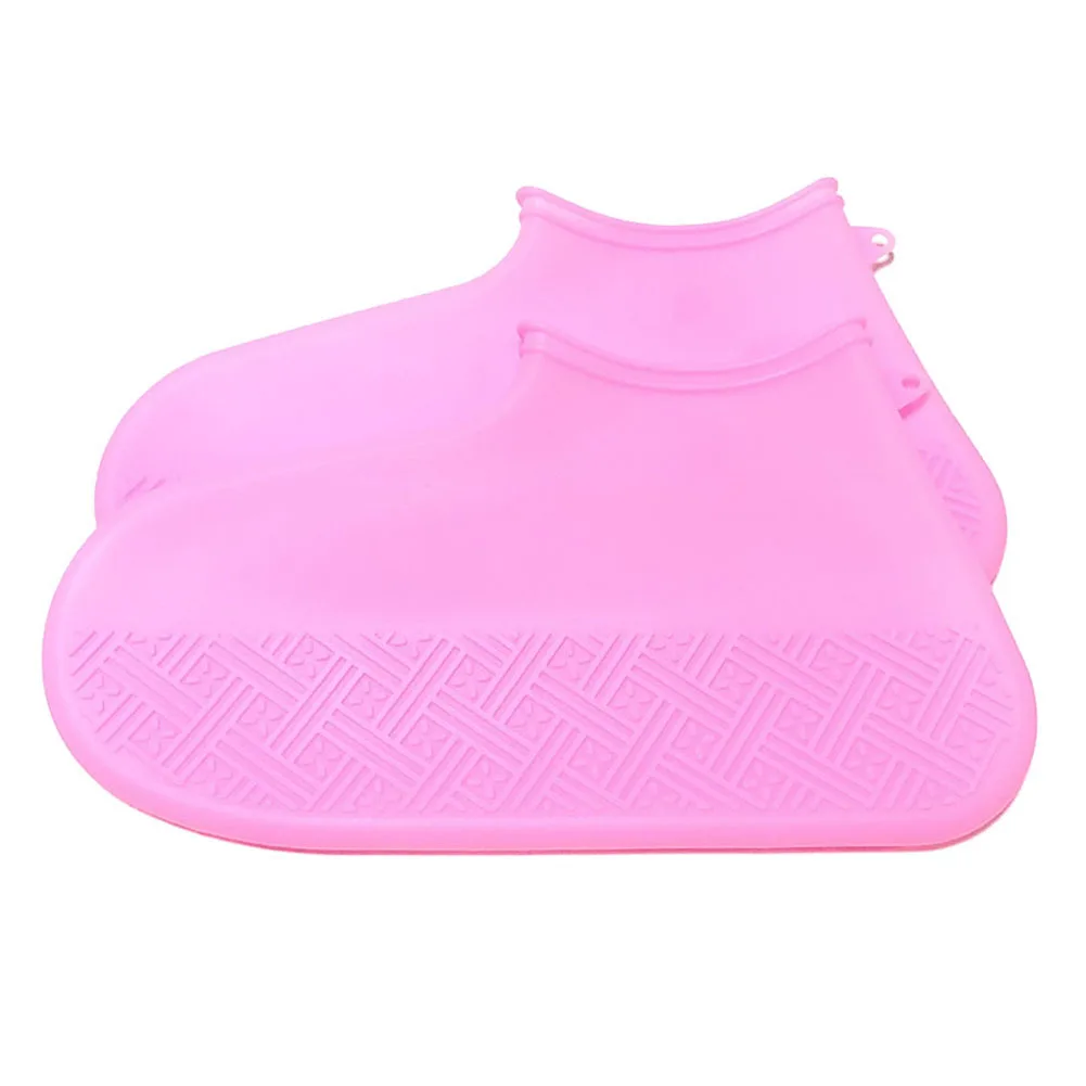 

Durable Outdoor Solid Reusable Non Slip Thicken Hiking Waterproof Washable Silicone Protector Portable Shoe Cover Rain Boots