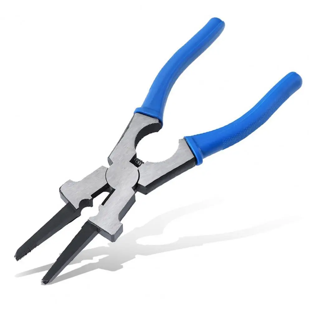 

8-inch Welding Pliers Flat Mouth High Strength Carbon Steel Special-Shaped Multi-functional Welding Wire Cutter for Cutting