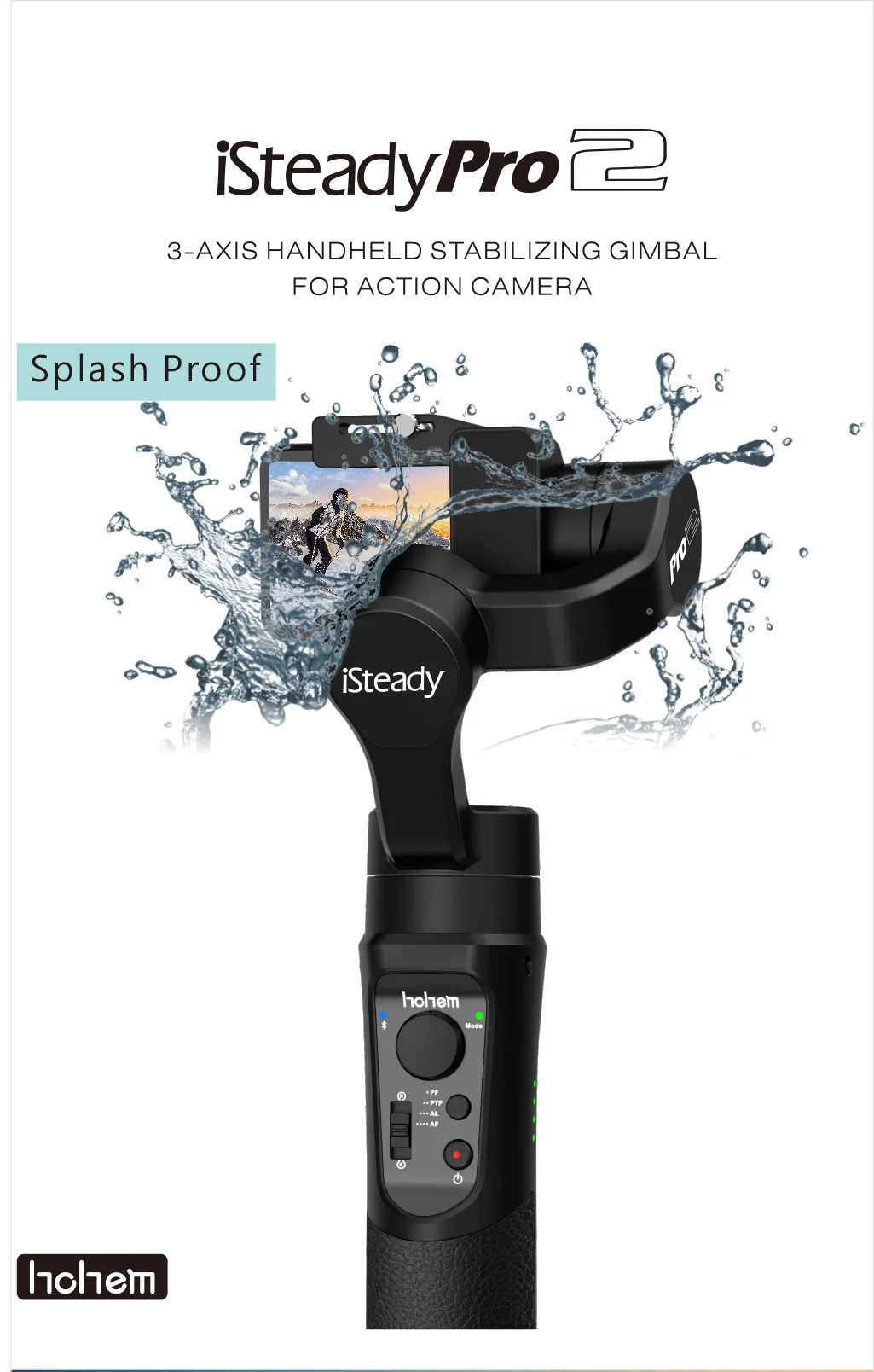 Hohem iSteady Pro 2 ручной карданный стабилизатор для экшн-камеры Gopro Hero 8/7/6/5/4/3 для DJI Osmo действий для YiCam SJCAM экшн Камера