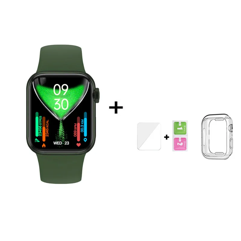 IWO I7 Mini Smart Watch 41mm Series 7 Music Bluetooth Call DIY Dials Mini Games Heart Rate Smartwatch Men Women For Android IOS 