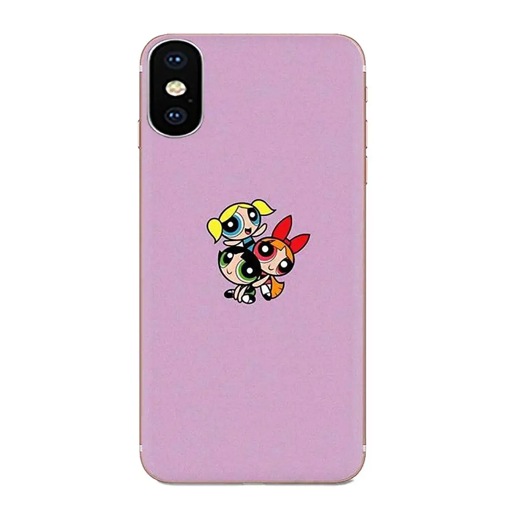 Для huawei Honor mate 7 7A 8 9 10 20 V8 V9 V10 G Lite Play Mini Pro P Smart дизайн, чехол для телефона Powerpuff для девочек