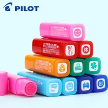 3 шт. японский пилот печать мини SPF-12 рождественские штампы ручка студентов могут выбрать протрить портативную ручная печать