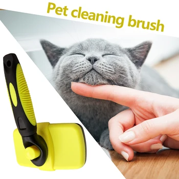 

Practical Handheld Dog Cat Manual Needle Comb Multi-functional Convenient Pet Hair Grooming Shedding Remover Brush