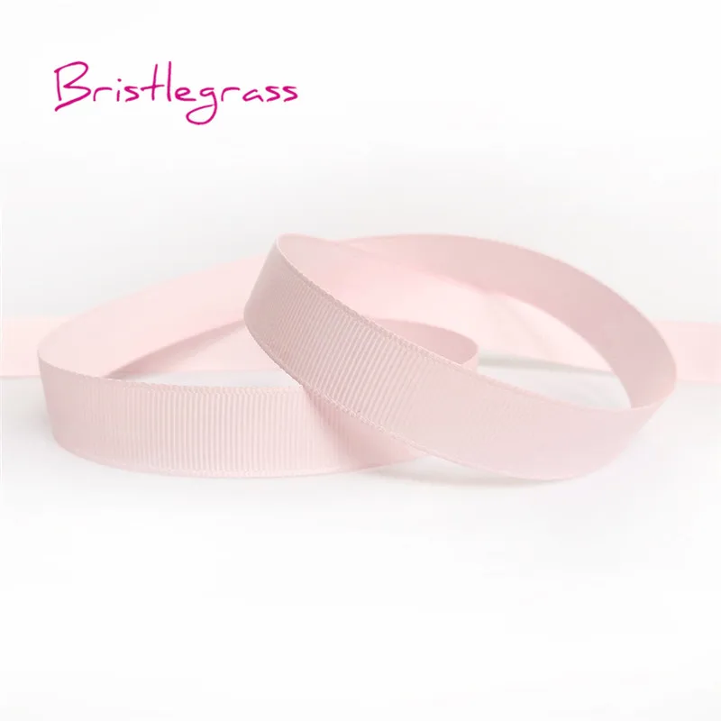 Powder Pink BRISTLEGRASS 5 ярдов 6 мм 10 мм 15 мм 20 мм 25 мм 40 мм корсажные ленты галстук-бабочка с цветочным узором Свадебные Рождественские украшения для самодельного изготовления - Цвет: Powder Pink