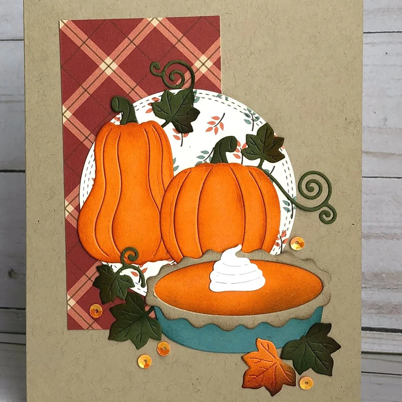 

Metal Cutting Dies Pumpkins cut die for DIY Scrapbooking Crafts Decoration new 2019 Embossing Die Cuts