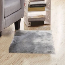 Мягкий комфортный коврик из искусственного меха, моющийся коврик для спальни