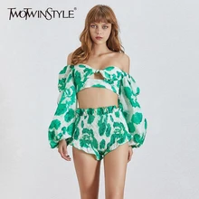 Женский костюм TWOTWINSTYLE летний комплект из двух предметов