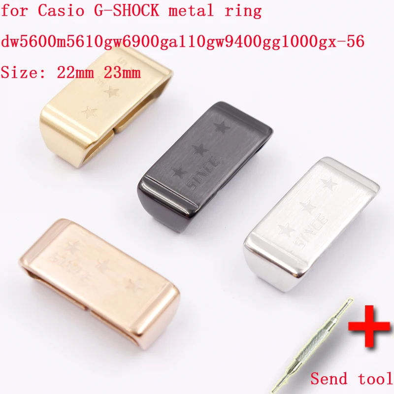 Аксессуары для часов Casio G SHOCK металлическое кольцо dw5600m5610gw6900ga110gw9400gg1000gx 56 ремешок