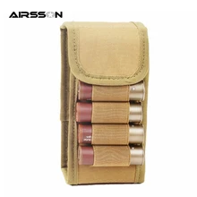 Страйкбол Тактический 12 г пуля Сумка Военная Molle подсумок 16 круглые корпуса держатель патронов Перевозчик Открытый принадлежности для охоты